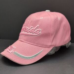 Lanza USA Florida Women's Pink Sporty Ball Cap.